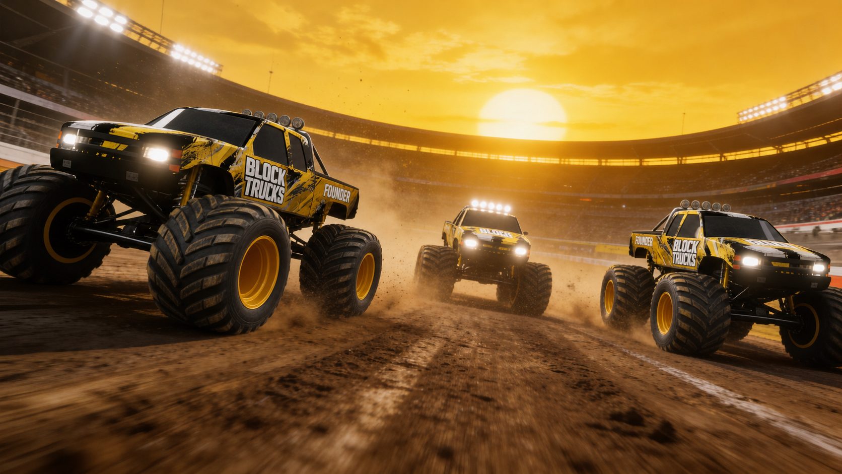 Block Trucks Multiplayer Racing